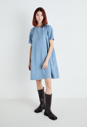 BETSEY - 牛仔连衣裙 - 蓝色牛仔布
